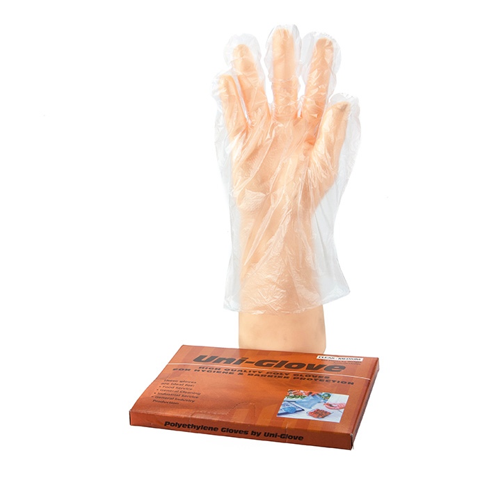 clear nitrile gloves